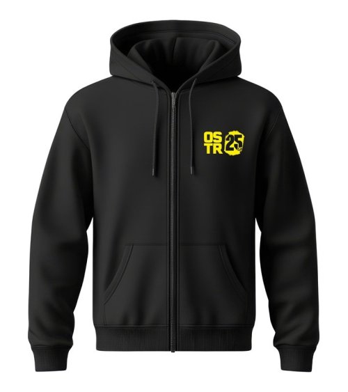 Bluza czarna ZIP O.S.T.R. 25 LAT