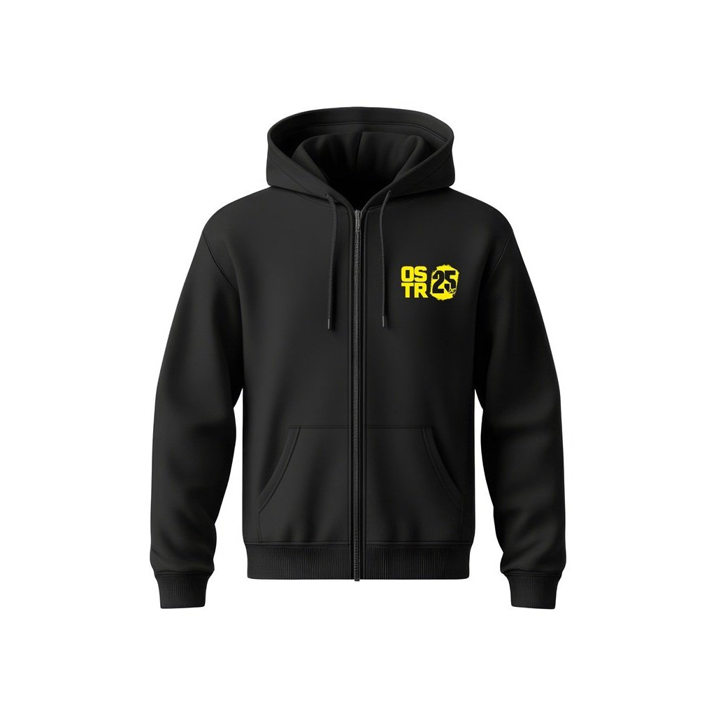 Bluza czarna ZIP O.S.T.R. 25 LAT