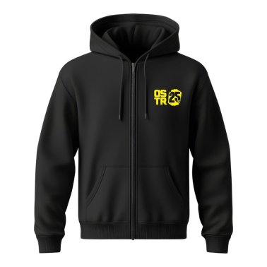 Bluza czarna ZIP O.S.T.R. 25 LAT